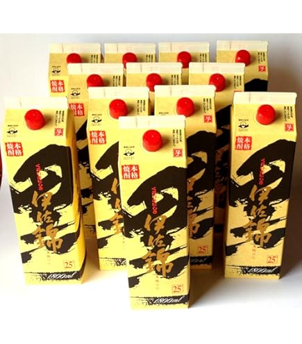 Amazon.co.jp: 大口酒造 黒伊佐錦 紙パック 芋焼酎 25度 1800ml : 食品